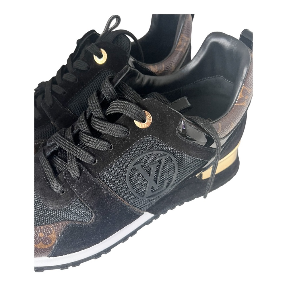Louis Vuitton Black Run Away Sneaker SZ 38
